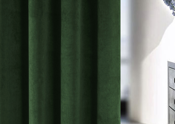 Hampton (Blackout) Eyelet, Green - Ready Made Curtains - Image 5